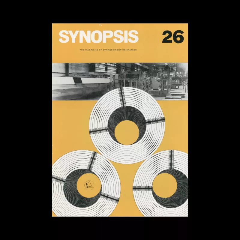 Synopsis 26, The Magazine of Synres Group Companies, 1968. Design and layout by Newman Neame Limited