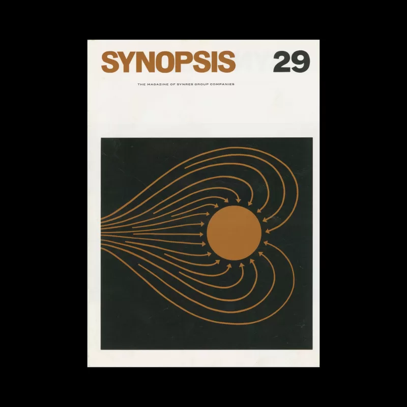 Synopsis 29, The Magazine of Synres Group Companies, 1969. Design and layout by Newman Neame Limited