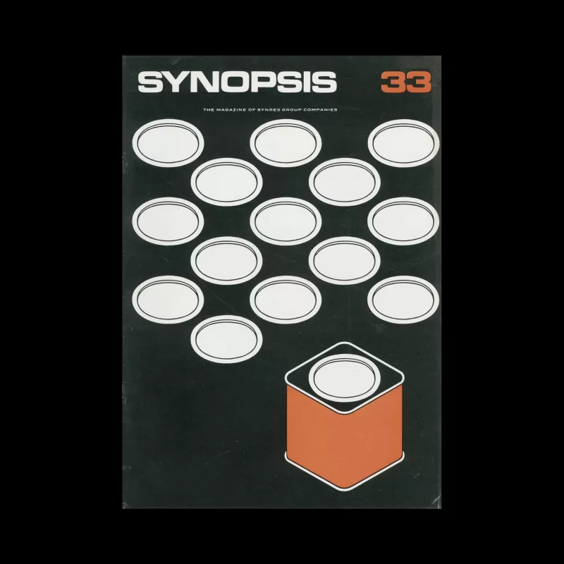 Synopsis 33, The Magazine of Synres Group Companies, 1970. Design and layout by Newman Neame Limited