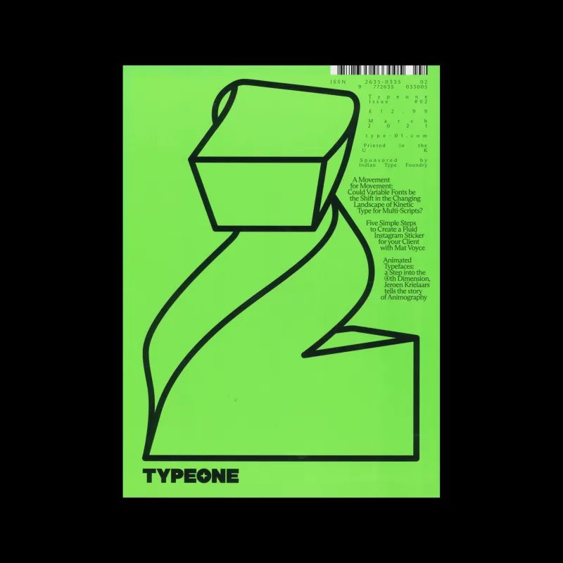 TYPEONE Magazine — Issue 02, 2021