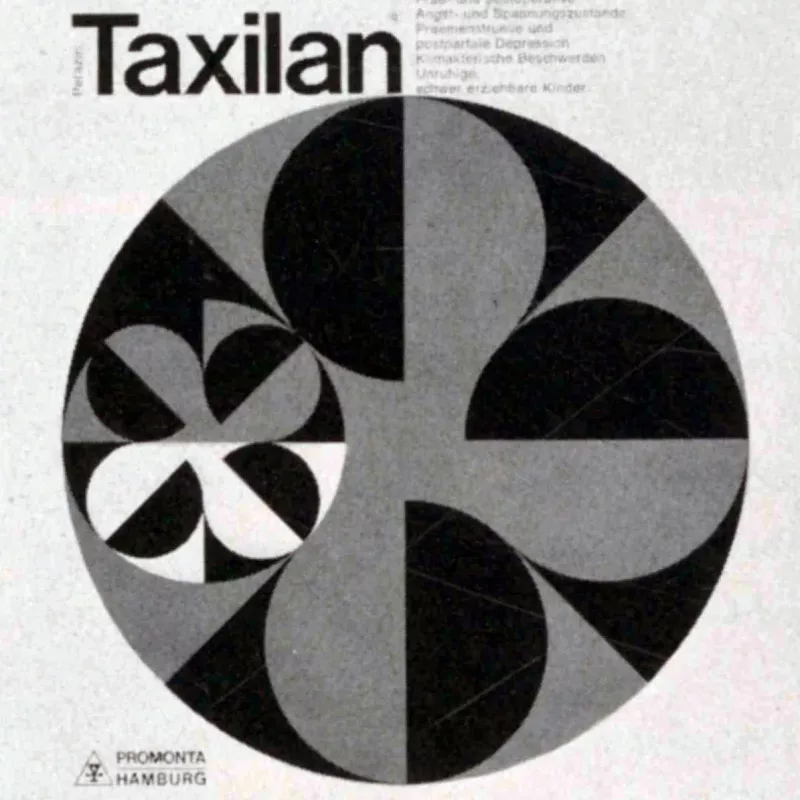 Taxilan Adverisment designed by Atelier Theo Häussler