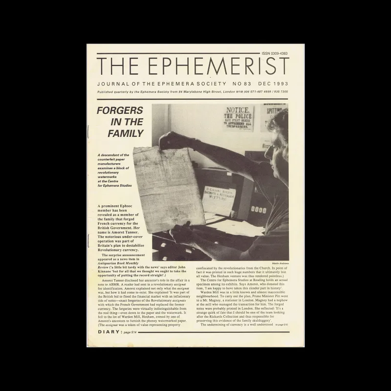 The Ephemerist, No 083, December 1993