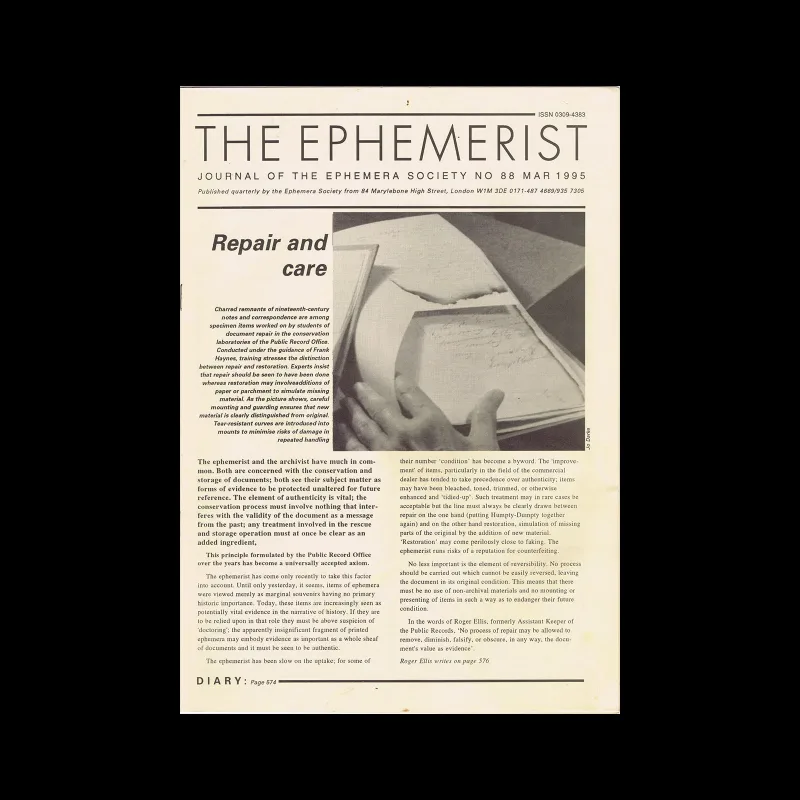 The Ephemerist, No 088, March 1995