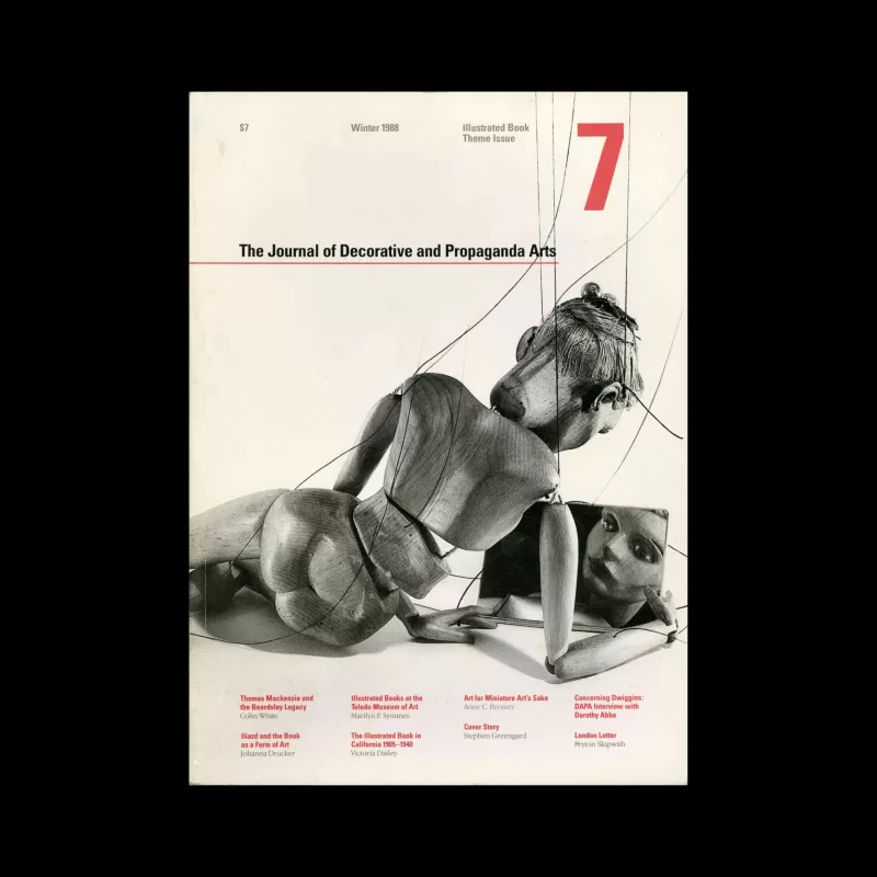 The Journal of Decorative and Propaganda Arts 07, Illustrated Book Theme Issue, Winter 1988