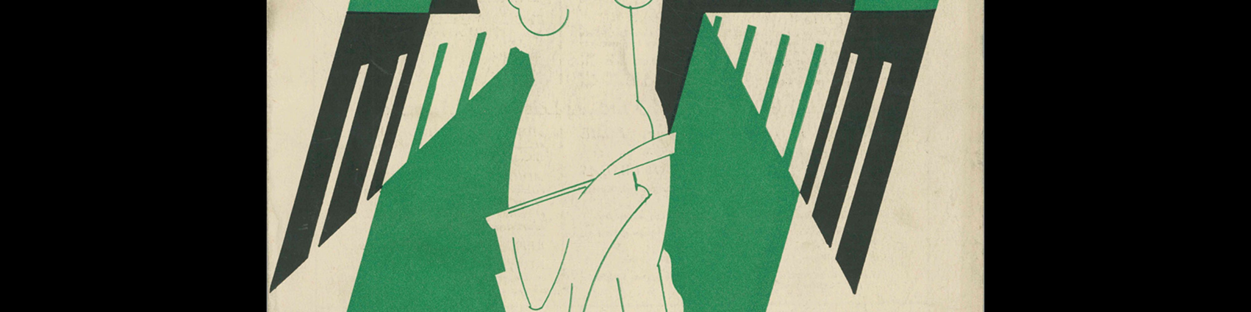 The Studio, Vol 97, June 1929. Cover design by Edward McKnight Kauffer