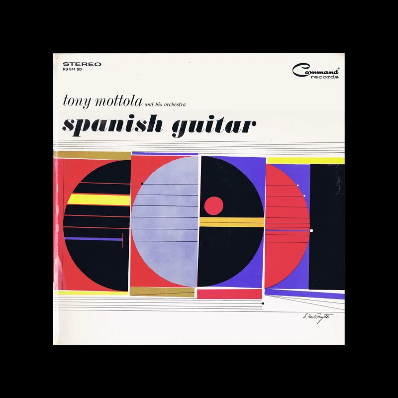 Tony Mottola And His Orchestra – Spanish Guitar, Command Records, New York, 1962. Cover design by S.Neil Fujita