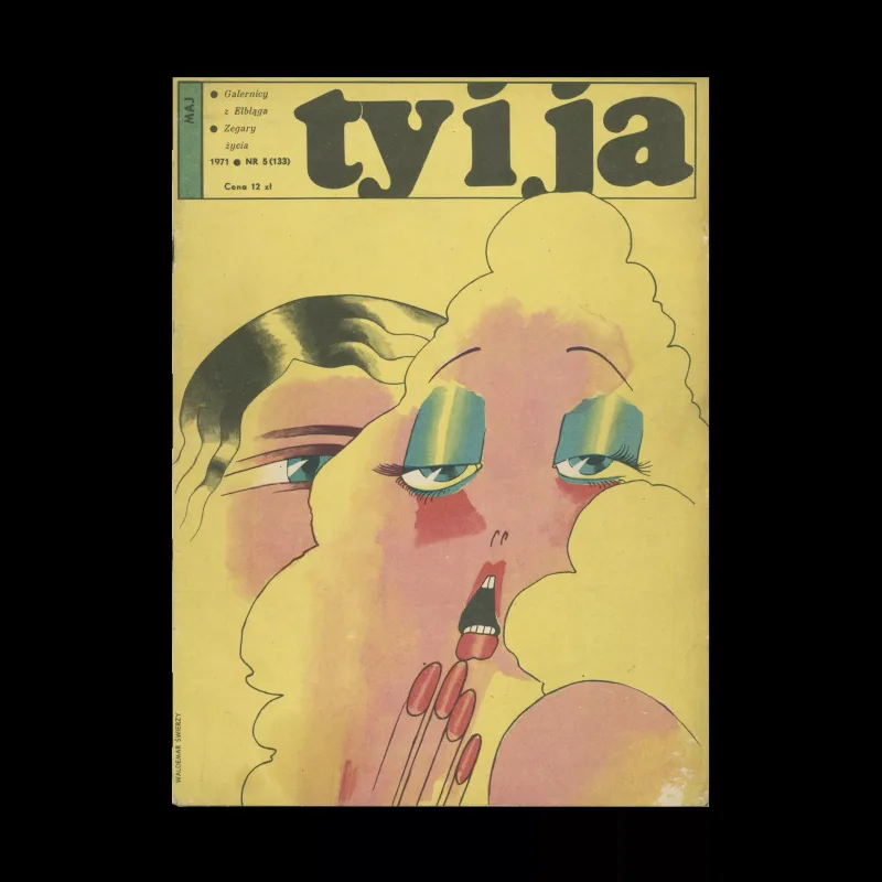 Ty i Ja, 133, 1971 - 5. Cover design by Waldemar Świerzy