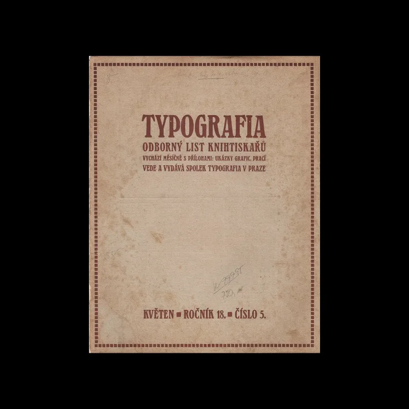 Typografia, ročník 18, 05, 1907
