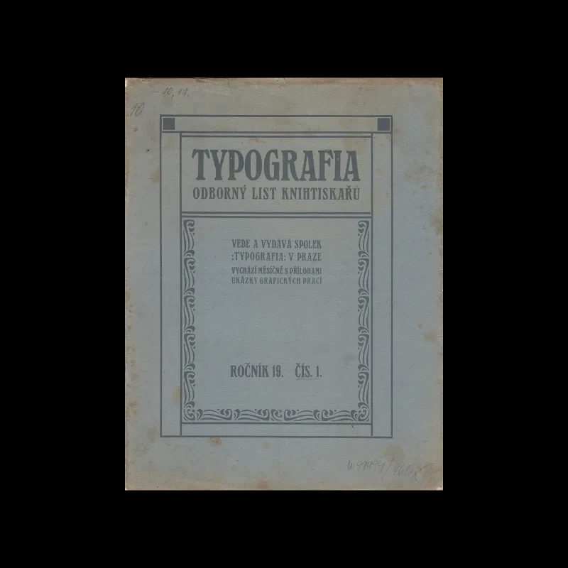 Typografia, ročník 19, 01, 1908