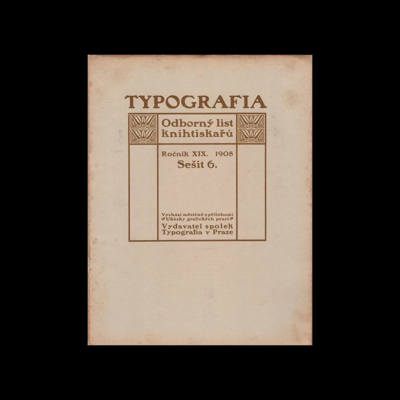 Typografia, ročník 19, 06, 1908