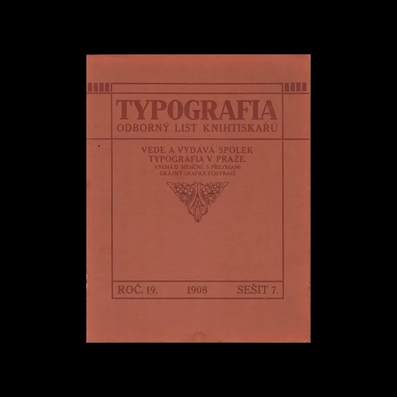 Typografia, ročník 19, 07, 1908