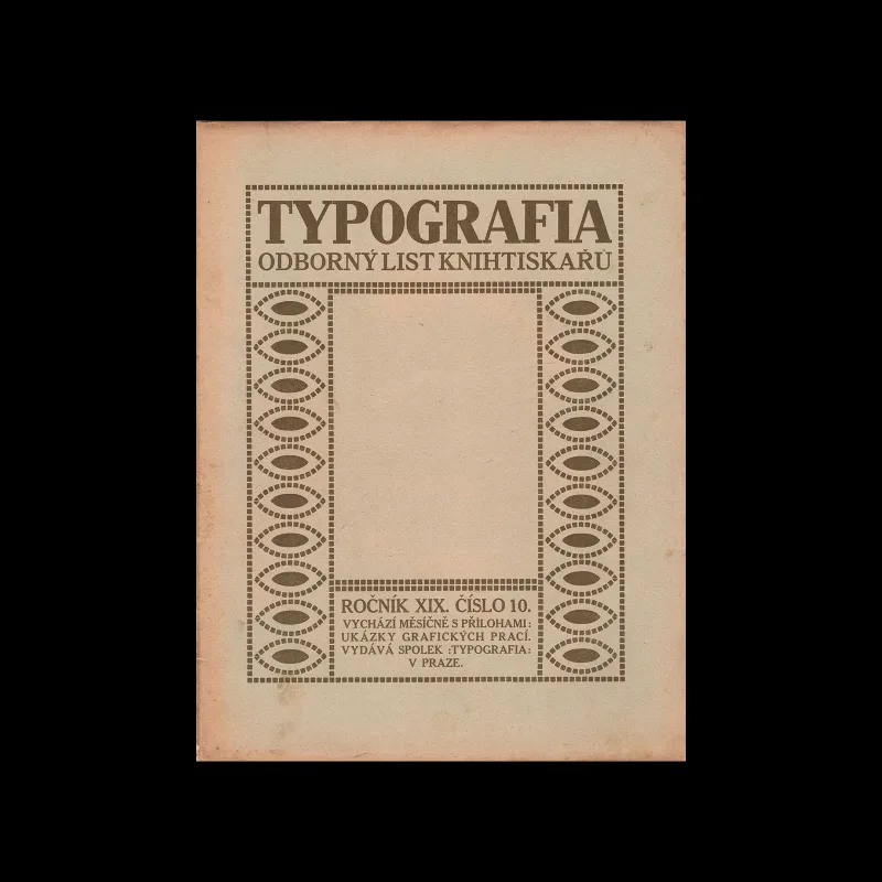 Typografia, ročník 19, 10, 1908