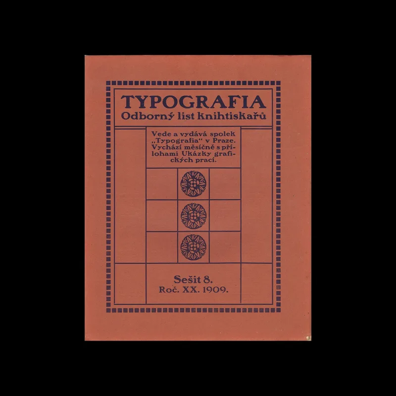 Typografia, ročník 20, 08, 1909