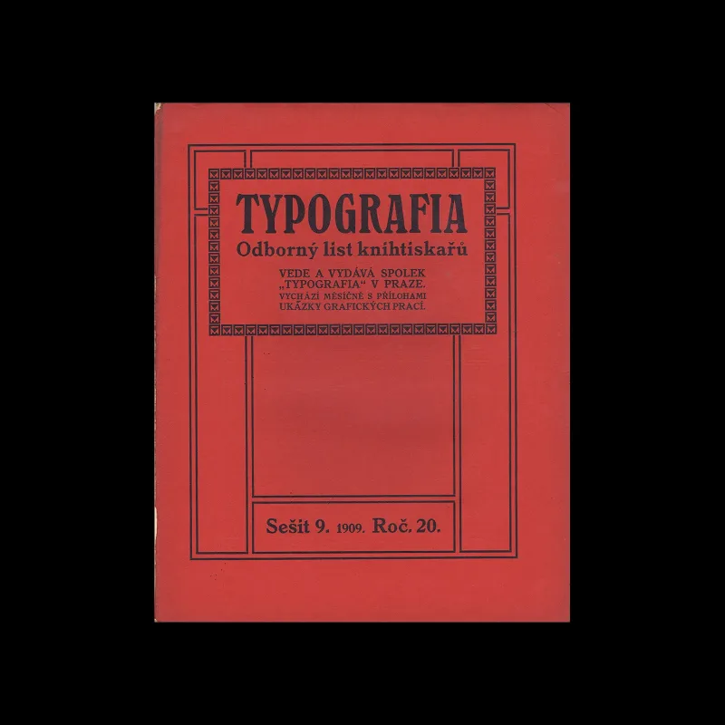 Typografia, ročník 20, 09, 1909