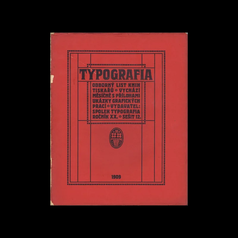 Typografia, ročník 20, 12, 1909