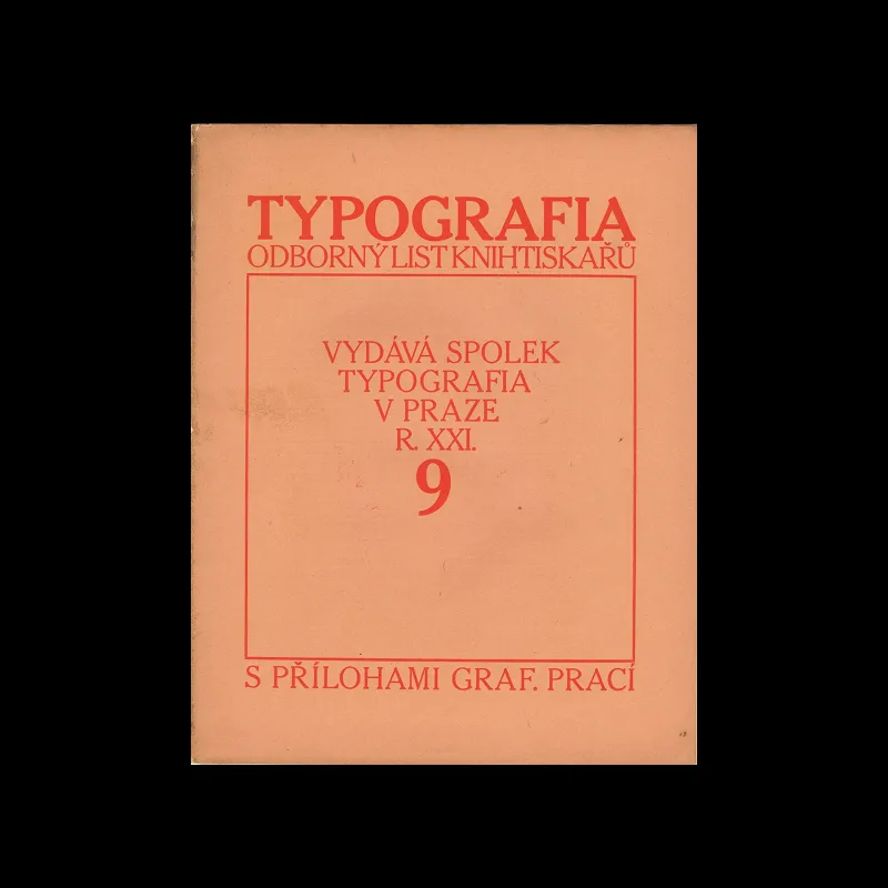 Typografia, ročník 21, 09, 1910