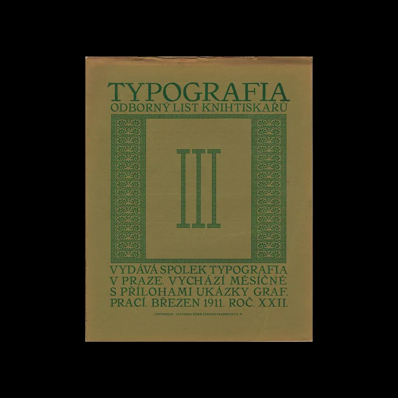 Typografia, ročník 22, 03, 1911