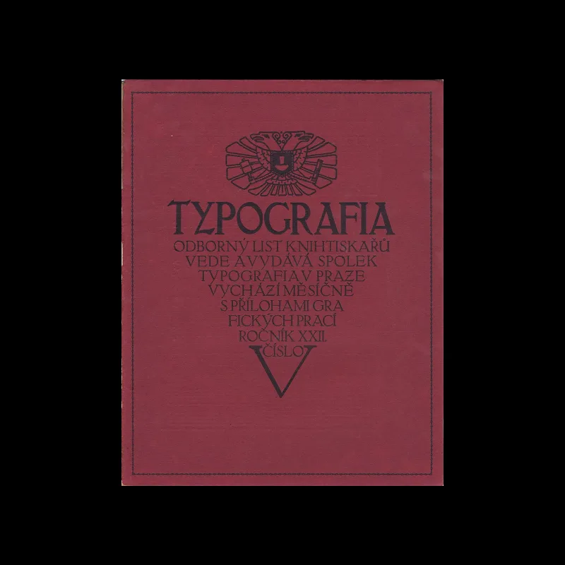 Typografia, ročník 22, 05, 1911