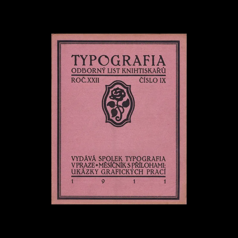 Typografia, ročník 22, 09, 1911