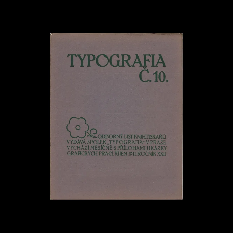 Typografia, ročník 22, 10, 1911