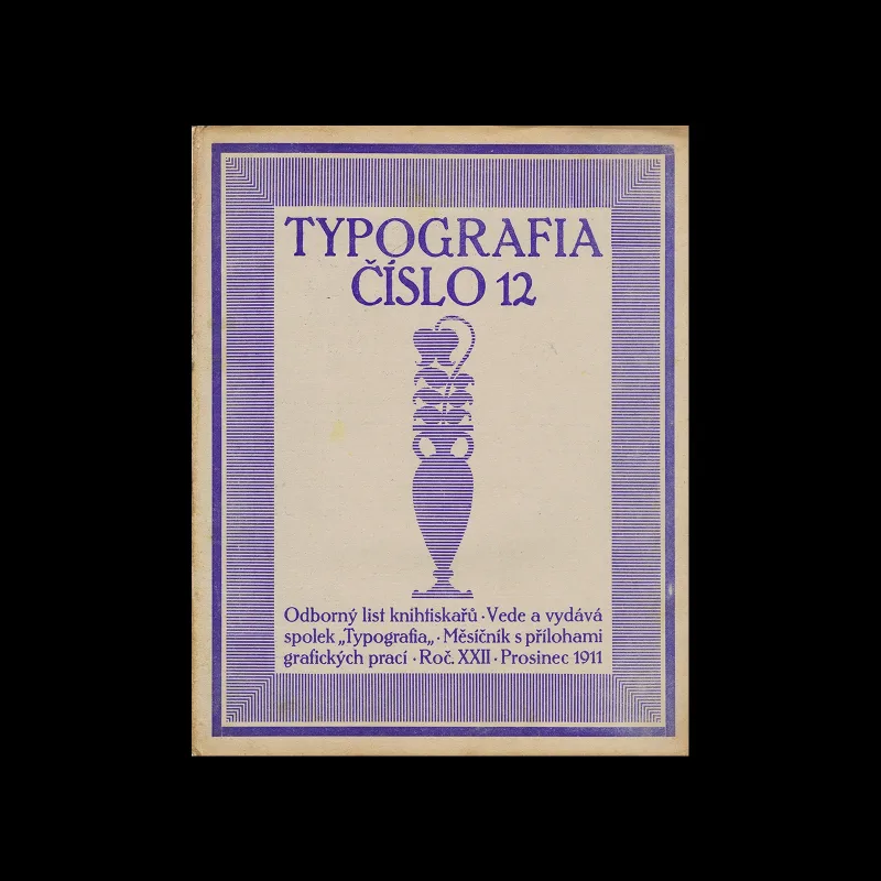 Typografia, ročník 22, 12, 1911