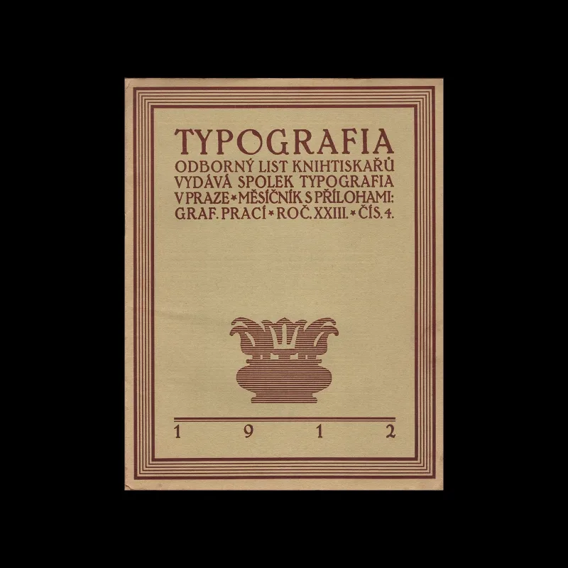 Typografia, ročník 23, 04, 1912