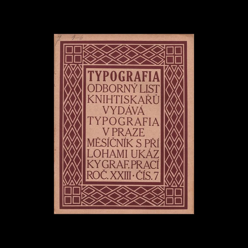Typografia, ročník 23, 07, 1912