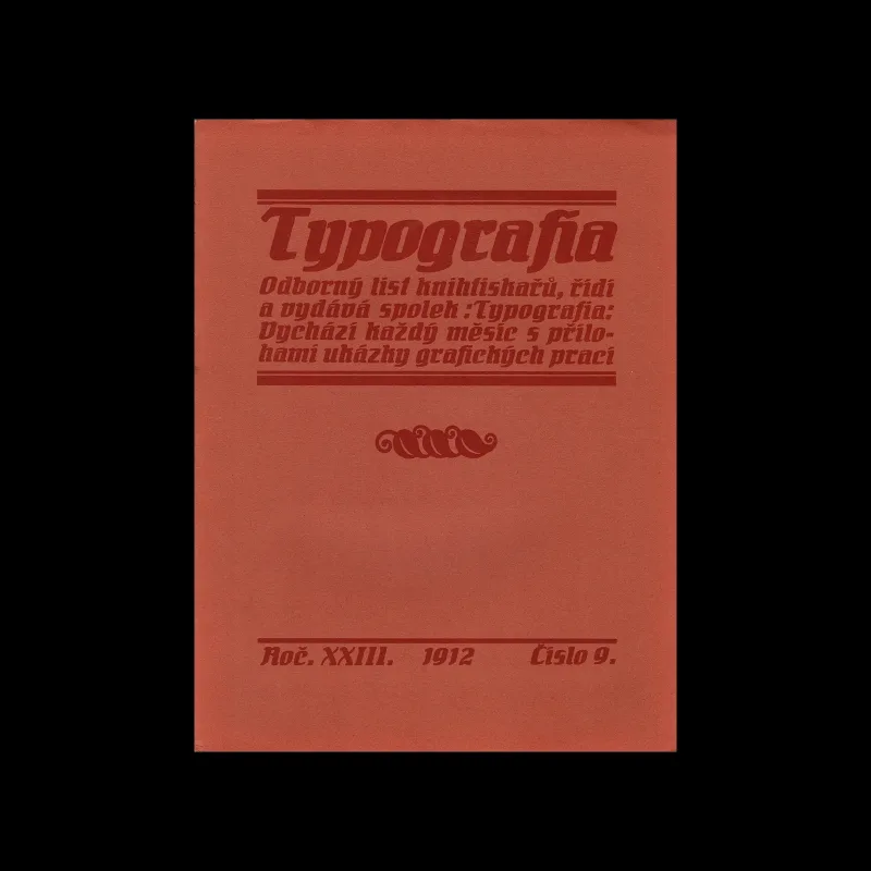 Typografia, ročník 23, 09, 1912
