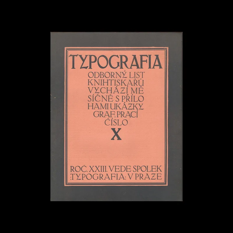 Typografia, ročník 23, 10, 1912