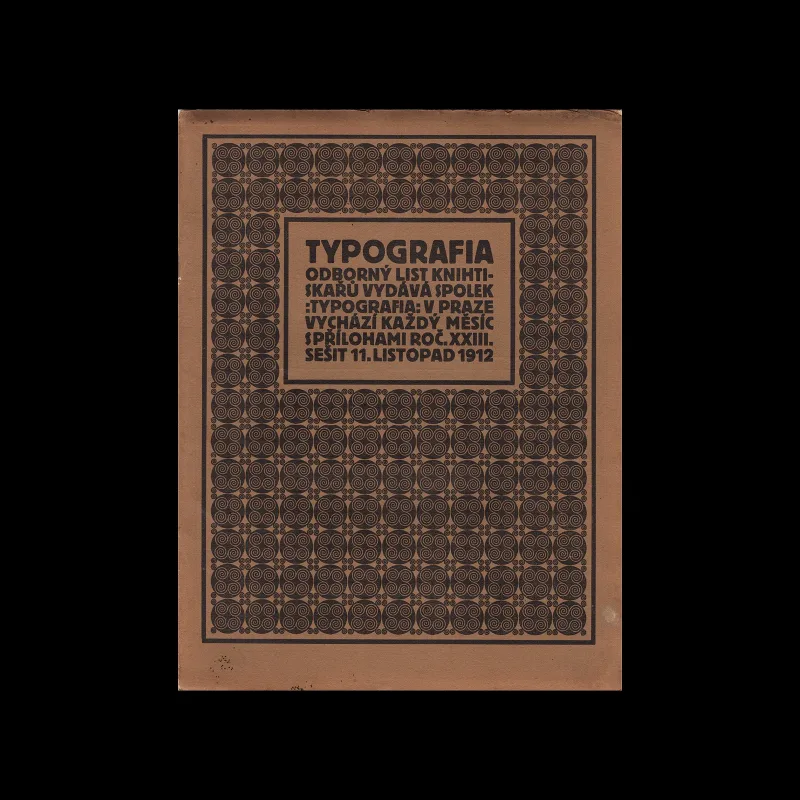 Typografia, ročník 23, 11, 1912