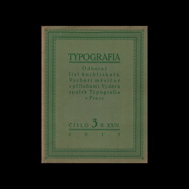 Typografia, ročník 24, 03, 1913