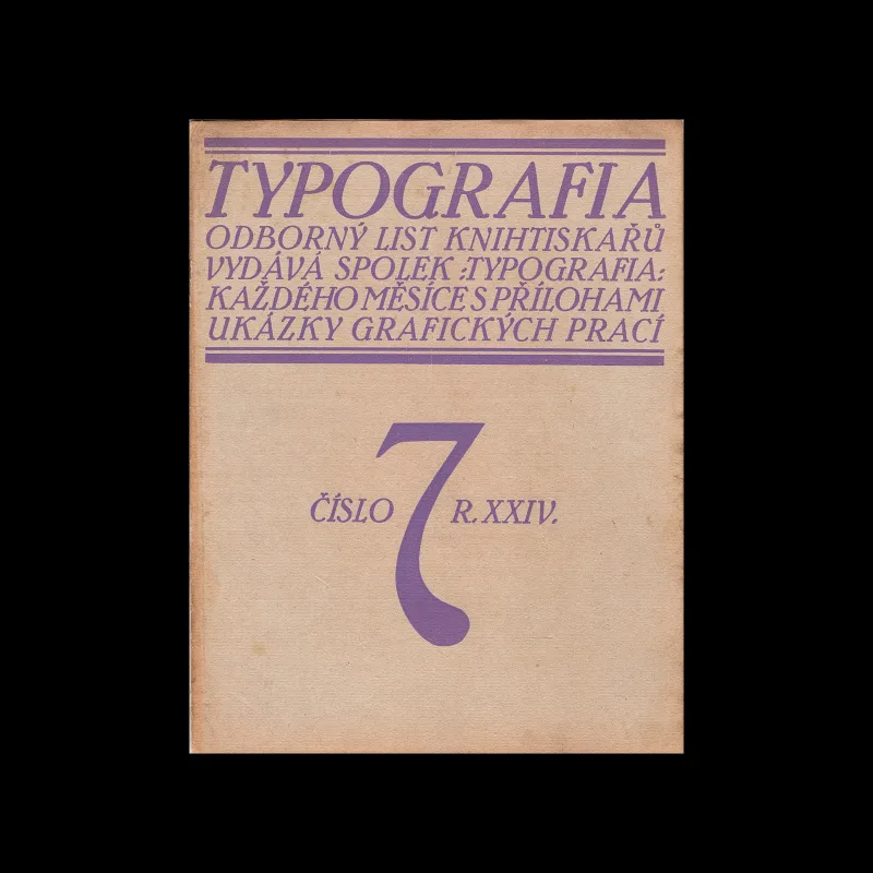 Typografia, ročník 24, 07, 1913
