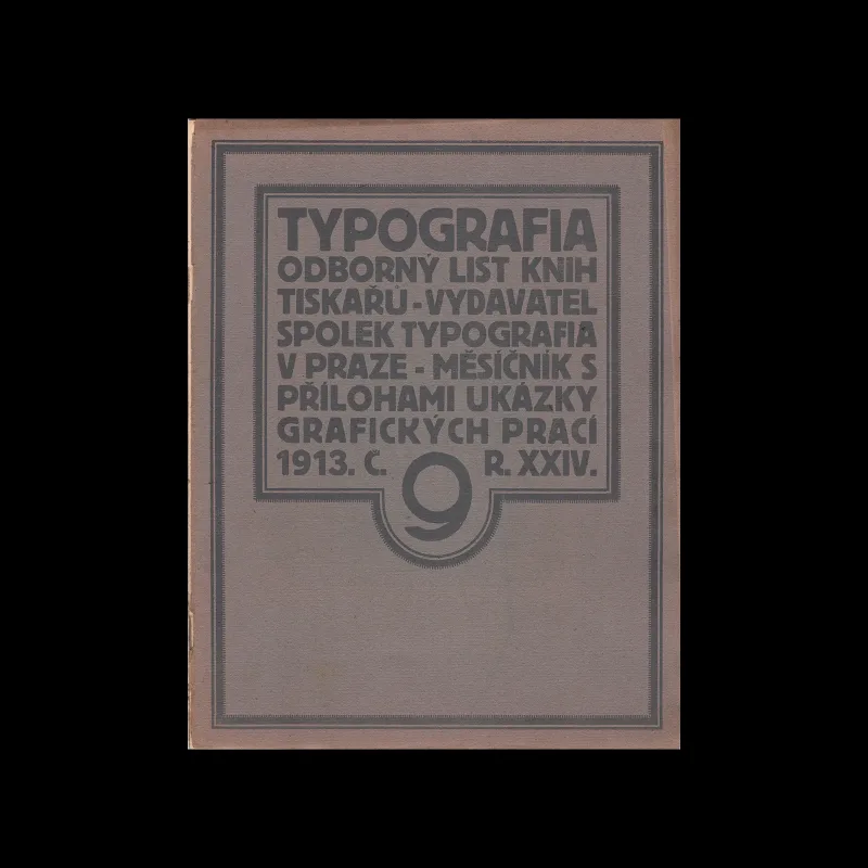 Typografia, ročník 24, 09, 1913