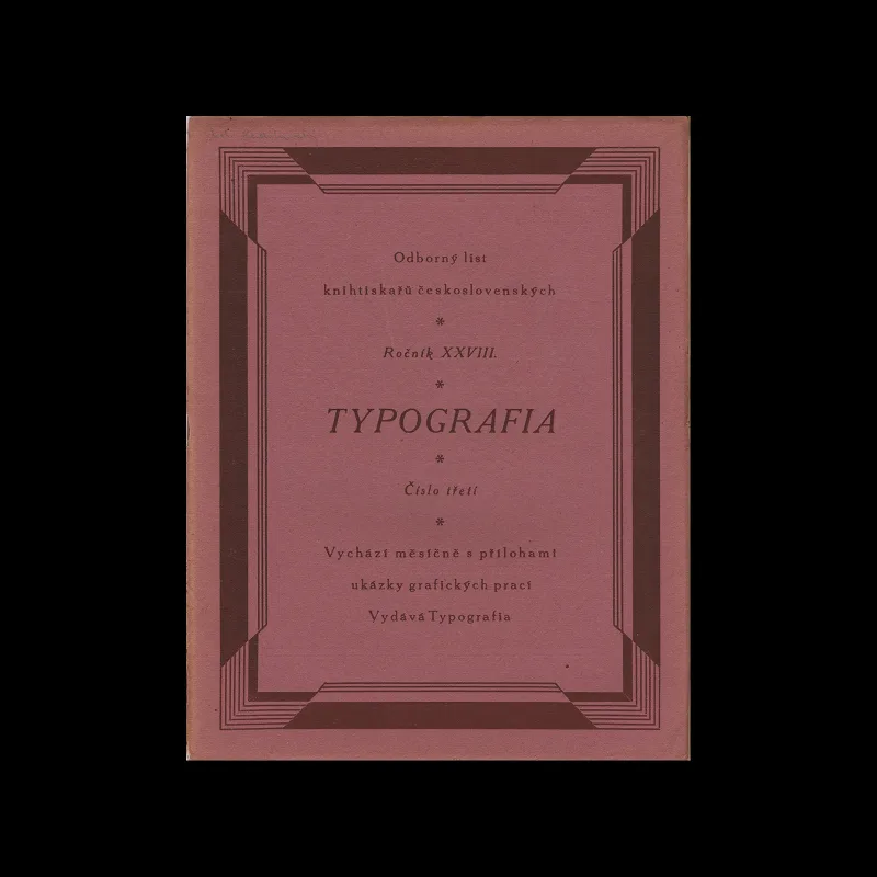 Typografia, ročník 28, 03, 1921