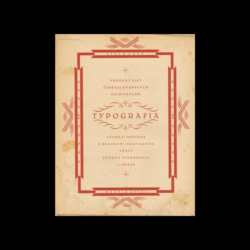 Typografia, ročník 28, 05, 1921