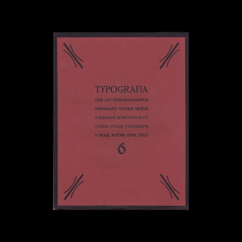Typografia, ročník 28, 06, 1921
