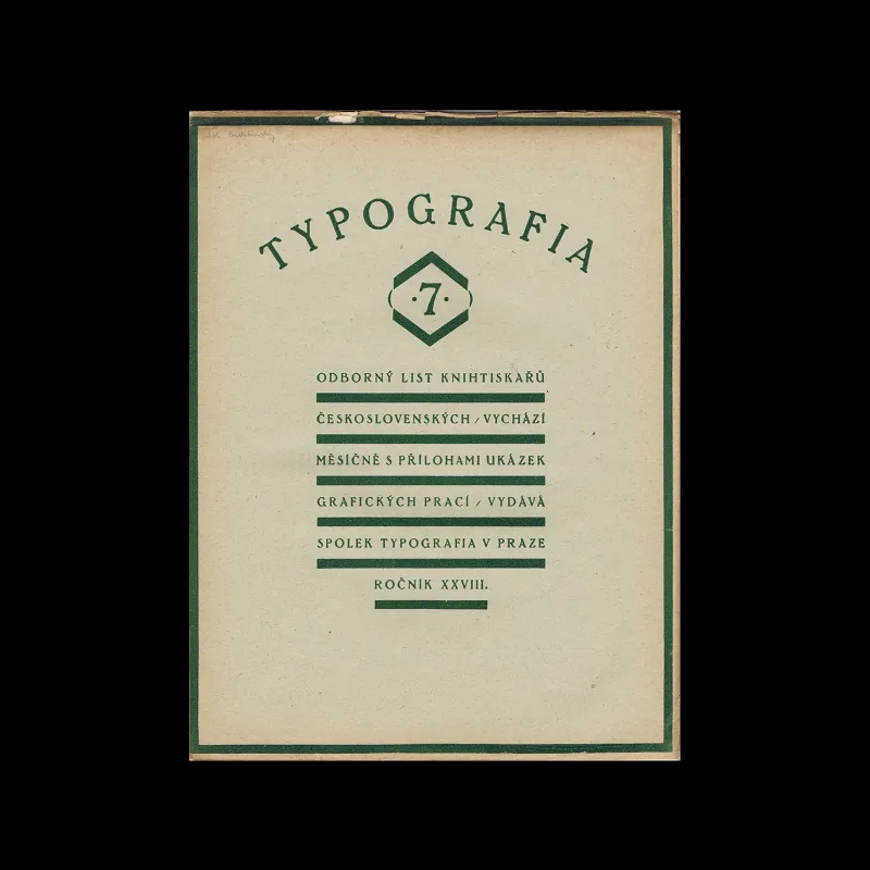 Typografia, ročník 28, 07, 1921