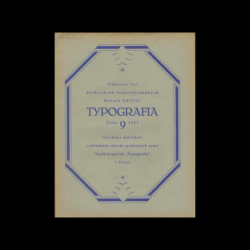 Typografia, ročník 28, 09, 1921