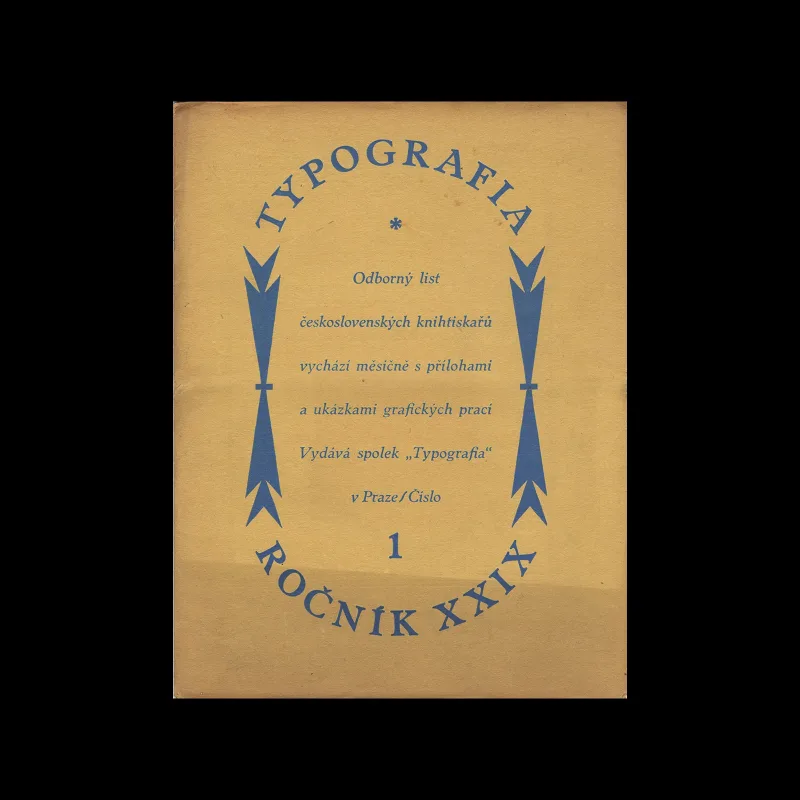 Typografia, ročník 29, 01, 1922