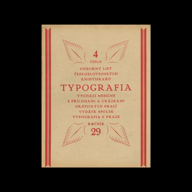 Typografia, ročník 29, 04, 1922