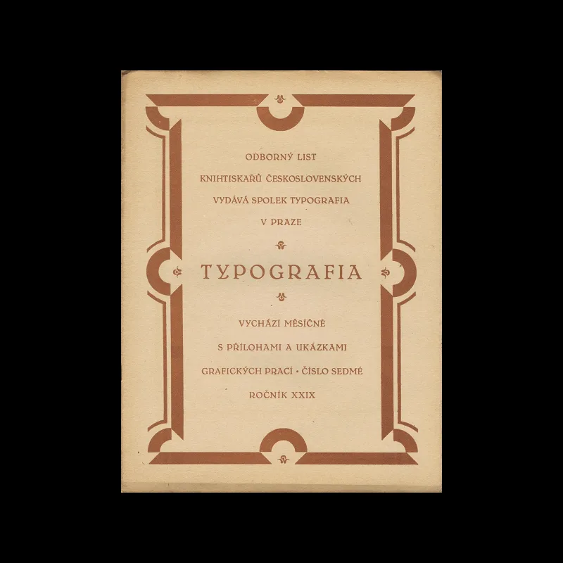 Typografia, ročník 29, 07, 1922