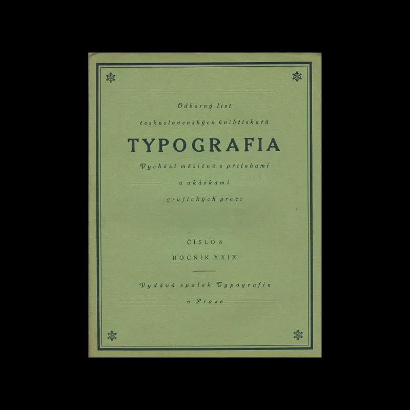 Typografia, ročník 29, 08, 1922