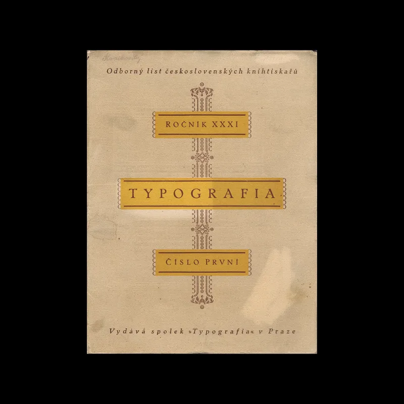 Typografia, ročník 31, 01, 1924