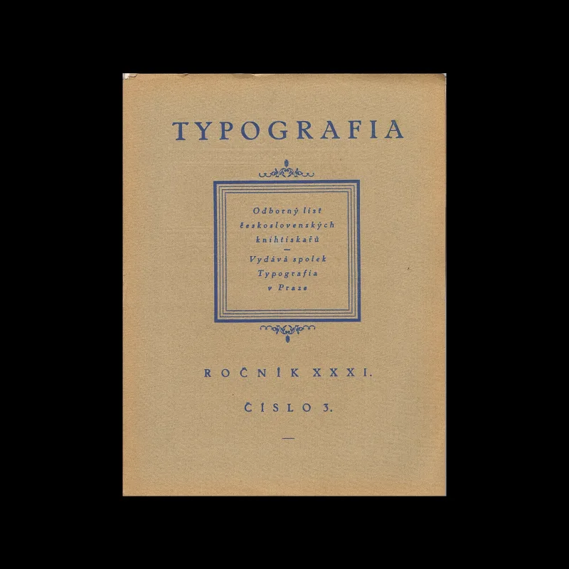 Typografia, ročník 31, 03, 1924