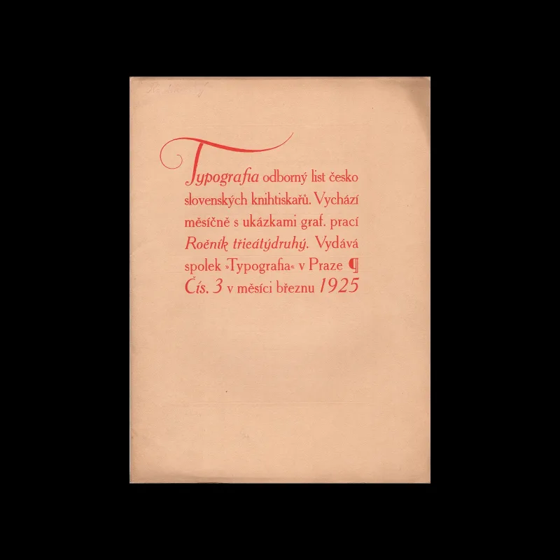 Typografia, ročník 32, 03, 1925