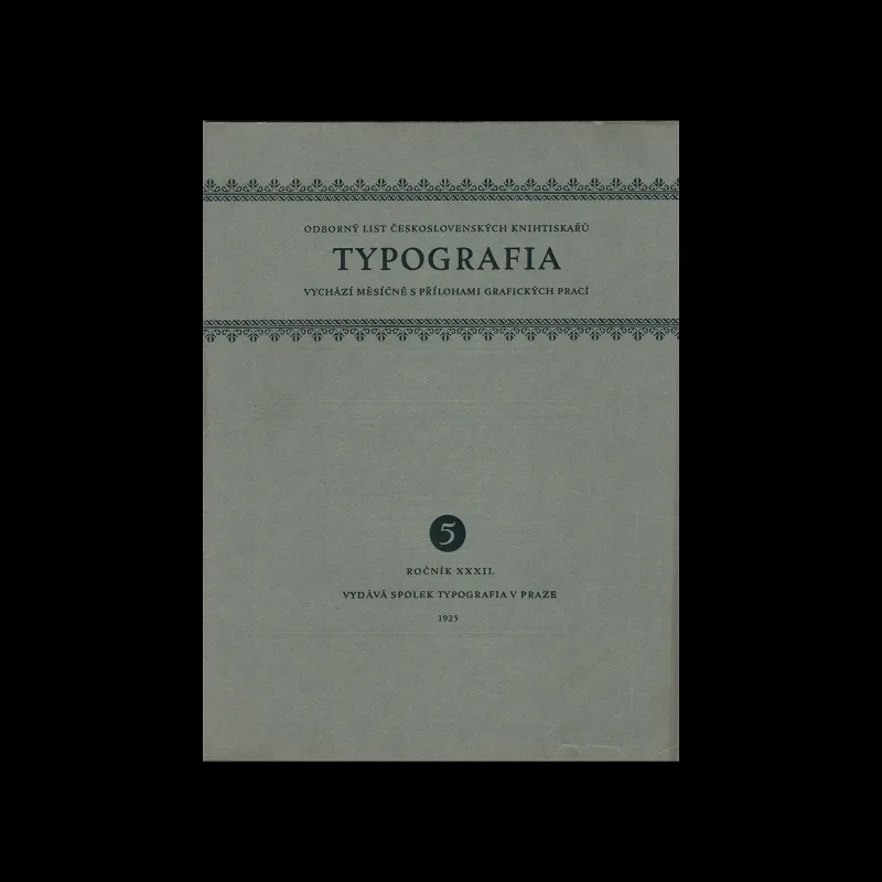 Typografia, ročník 32, 05, 1925