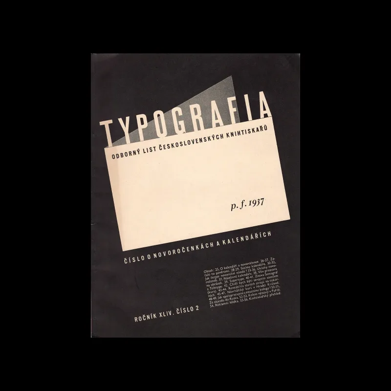Typografia, ročník 44, 02, 1937