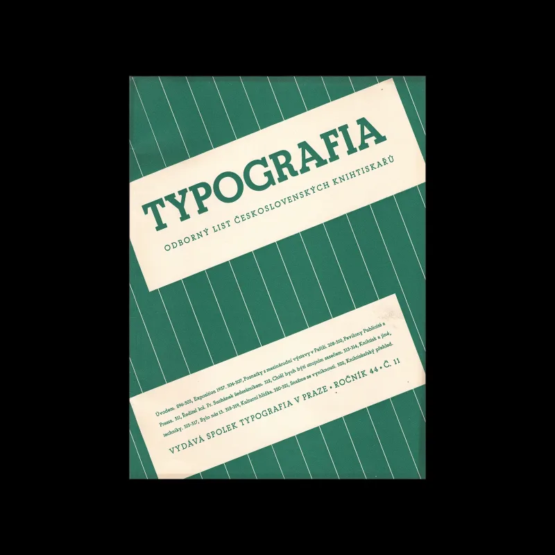 Typografia, ročník 44, 11, 1937