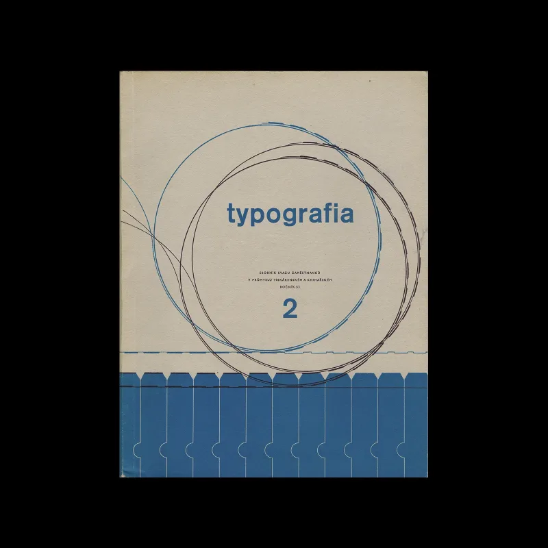 Typografia, ročník 53, 02, 1950. Cover design by Václav Siksta