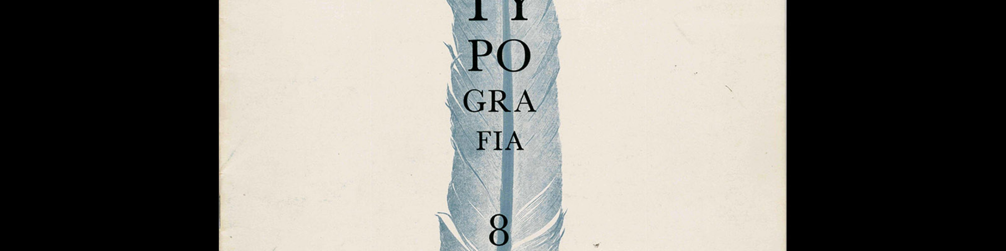 Typografia, ročník 56, 08, 1953. Cover design by Vladimír Janský
